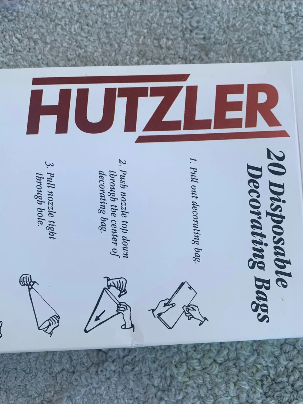 Hutzler disposable decorating